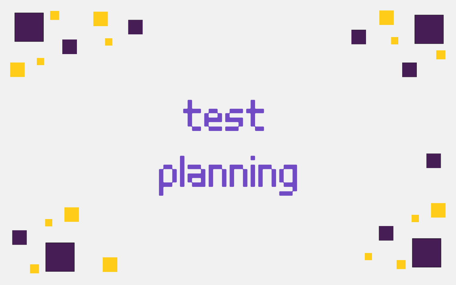 test planning