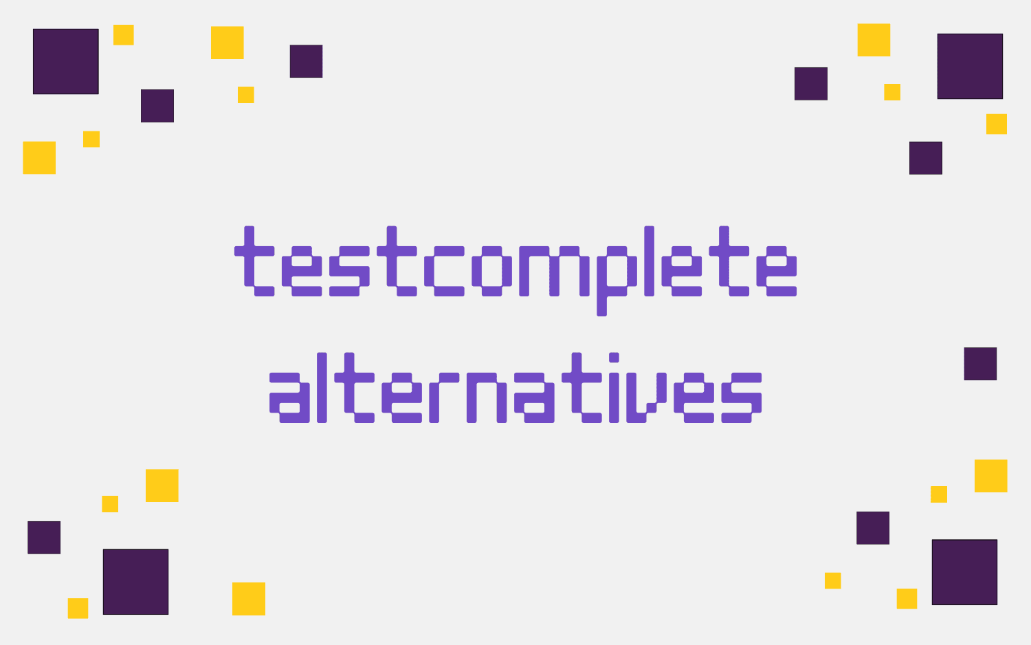 testcomplete alternatives