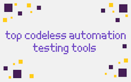 codeless testing tools 