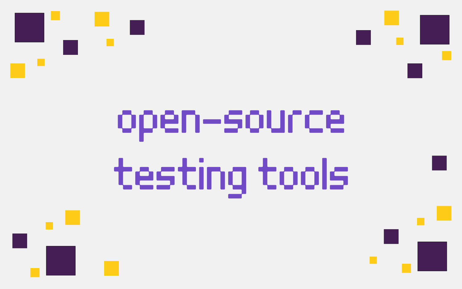 open source testing tools