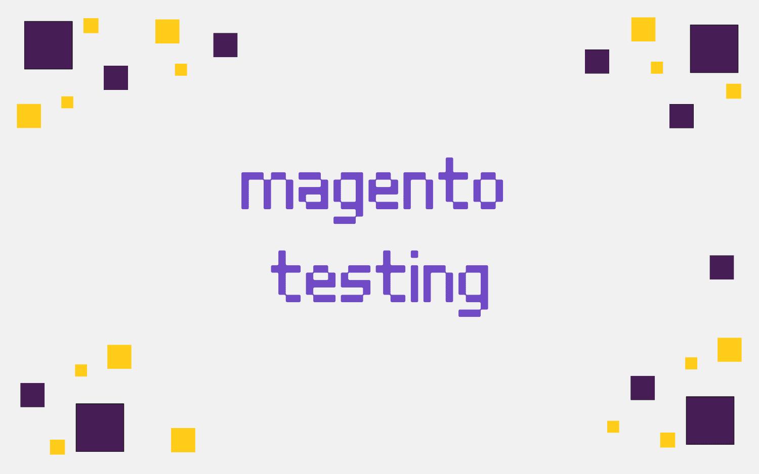 magento testing 