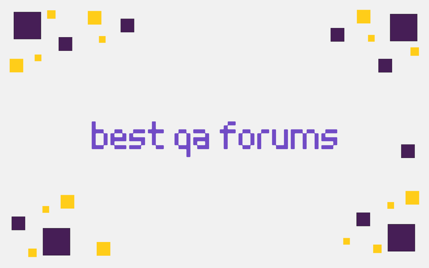 best forums for QA