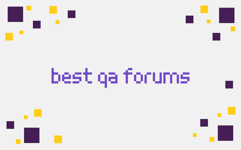 best forums for QA