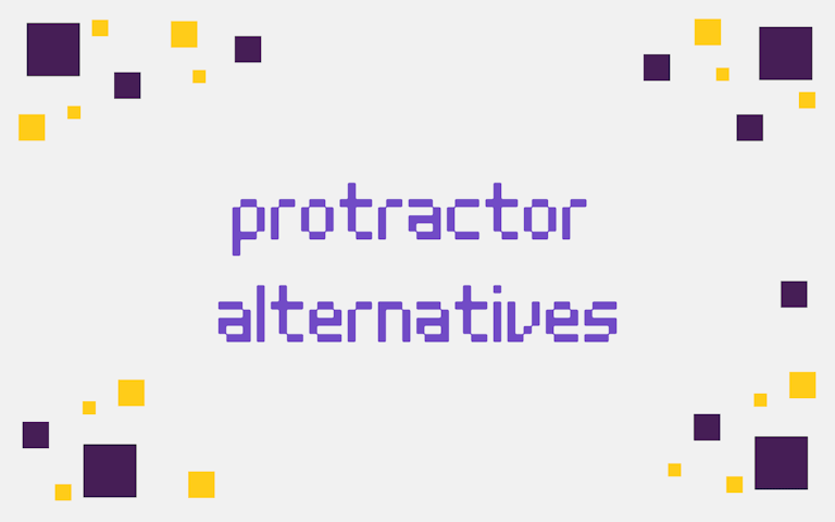 protractor alternatives