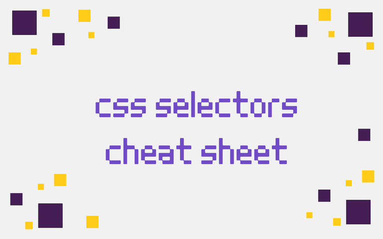 css selector cheat sheet