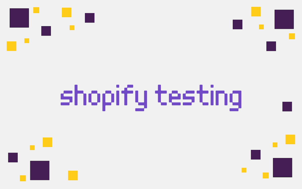 shopify testing
