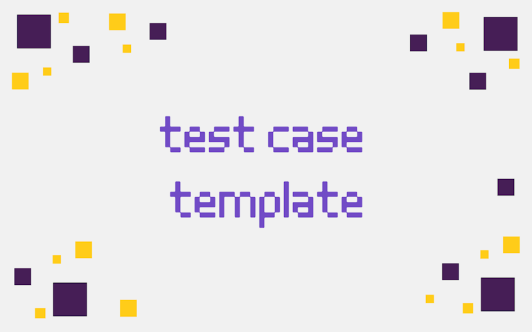 test case template