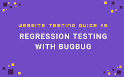 regression testing with bugbug