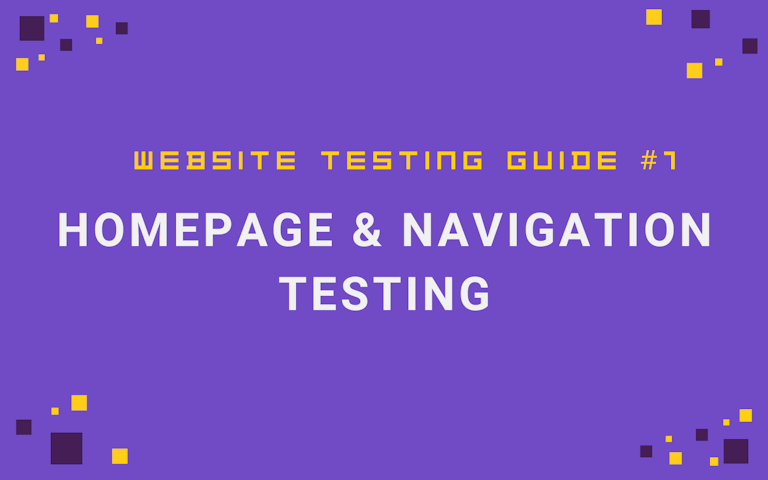 website testing guide