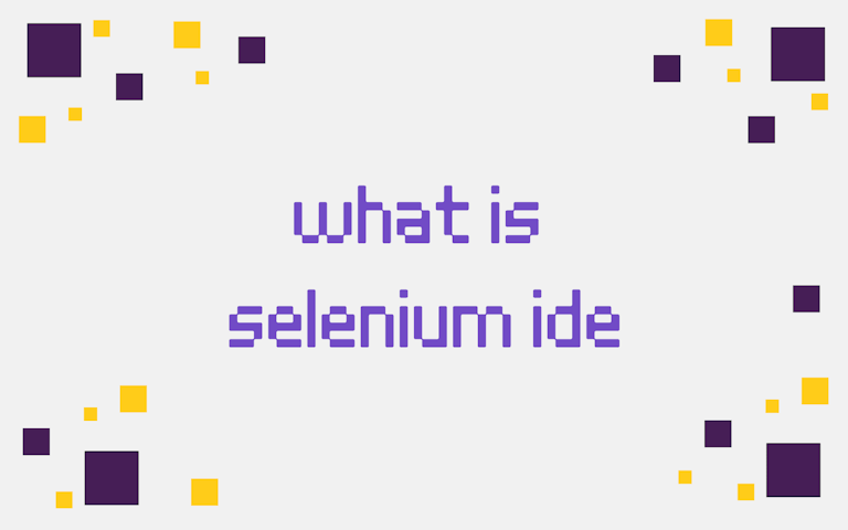 what is selenium ide