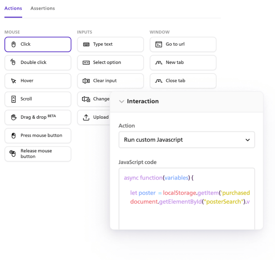 Test Automation Tool for QA | BugBug.io